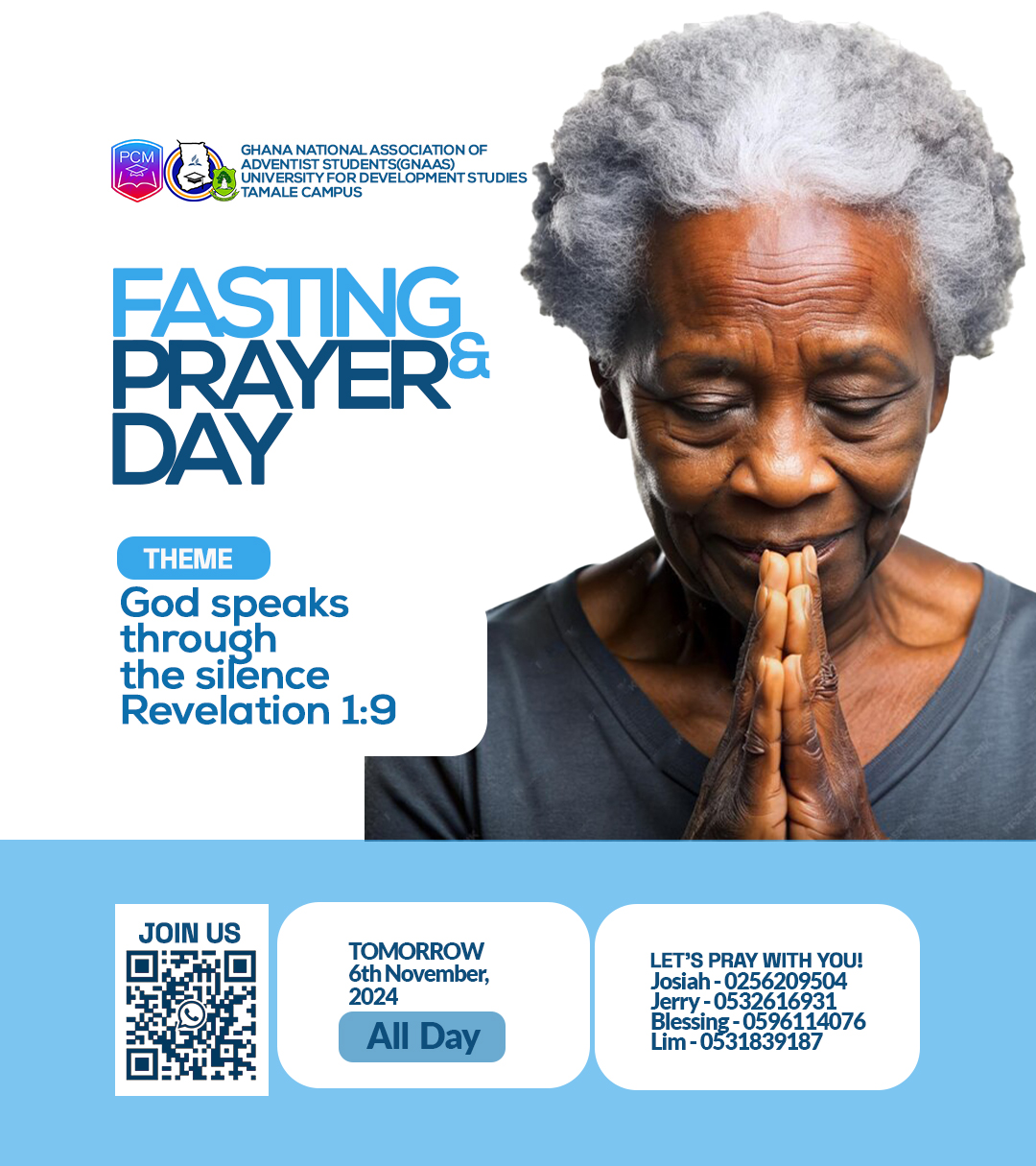 Fasting and prayer day poster